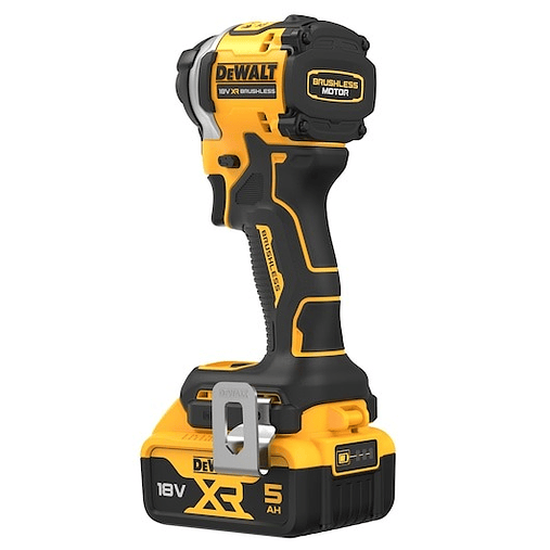 Aparafusadora de impacto sem escovas XR 18V + 2 Baterias 18V 5.0Ah DCF850P2T DEWALT 3