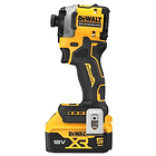 Aparafusadora de impacto sem escovas XR 18V + 2 Baterias 18V 5.0Ah DCF850P2T DEWALT 2