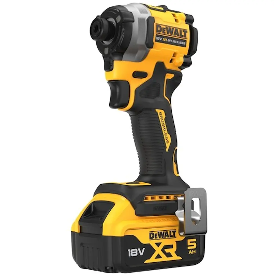 Aparafusadora de impacto sem escovas XR 18V + 2 Baterias 18V 5.0Ah DCF850P2T DEWALT 4