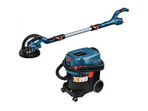 Conjunto de Lixadora de Paredes e Tectos (Girafa) GTR 55-225 + Aspirador GAS 35 L AFC BOSCH