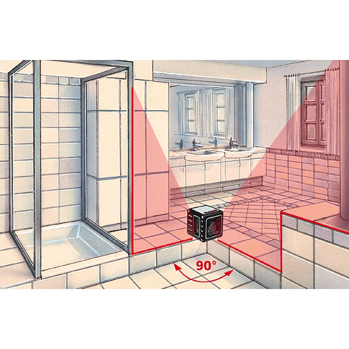 Nivel Laser de Linhas cruzadas CompactCube-Laser 3 LASERLINER 3