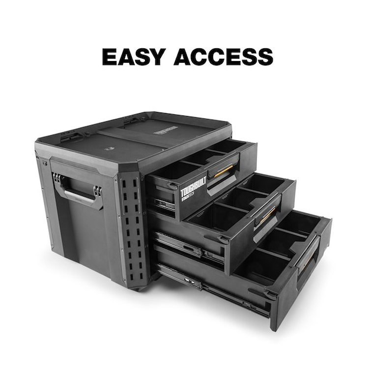 Mala de 3 gavetas com divisórias TB-B1-D-70-3 STACKTECH TOUGHBUILT 2
