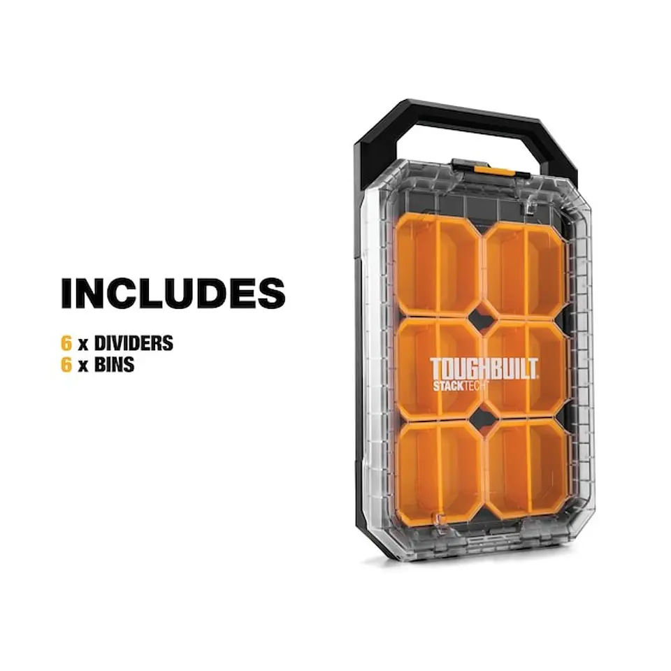 Organizador compacto de baixo perfil TB-B1-O-10C STACKTECH TOUGHBUILT 2