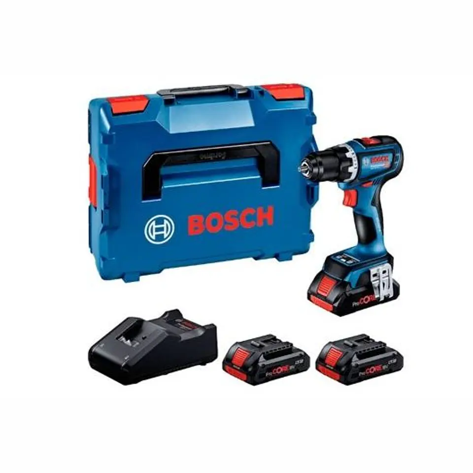 Aparafusadora/Berbequim sem fio GSR 18V-90 C + 3 baterias ProCORE18V 4.0Ah BOSCH 1