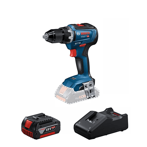 Aparafusadora/Berbequim sem fio GSR 18V-55 + 1 Bateria 18V 4.0Ah + Carregador SoloPOWER PACK BOSCH