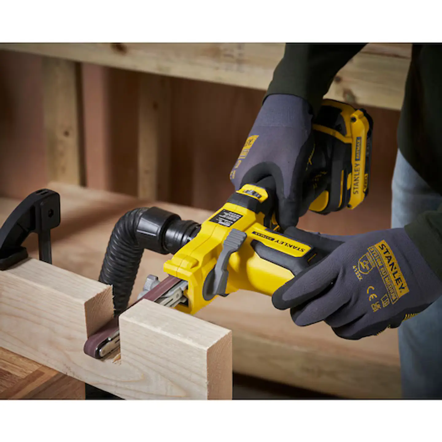 Lima/Lixadora de Rolos 13mm V20 Li-Ion 18V SFMCE210B FATMAX STANLEY 5