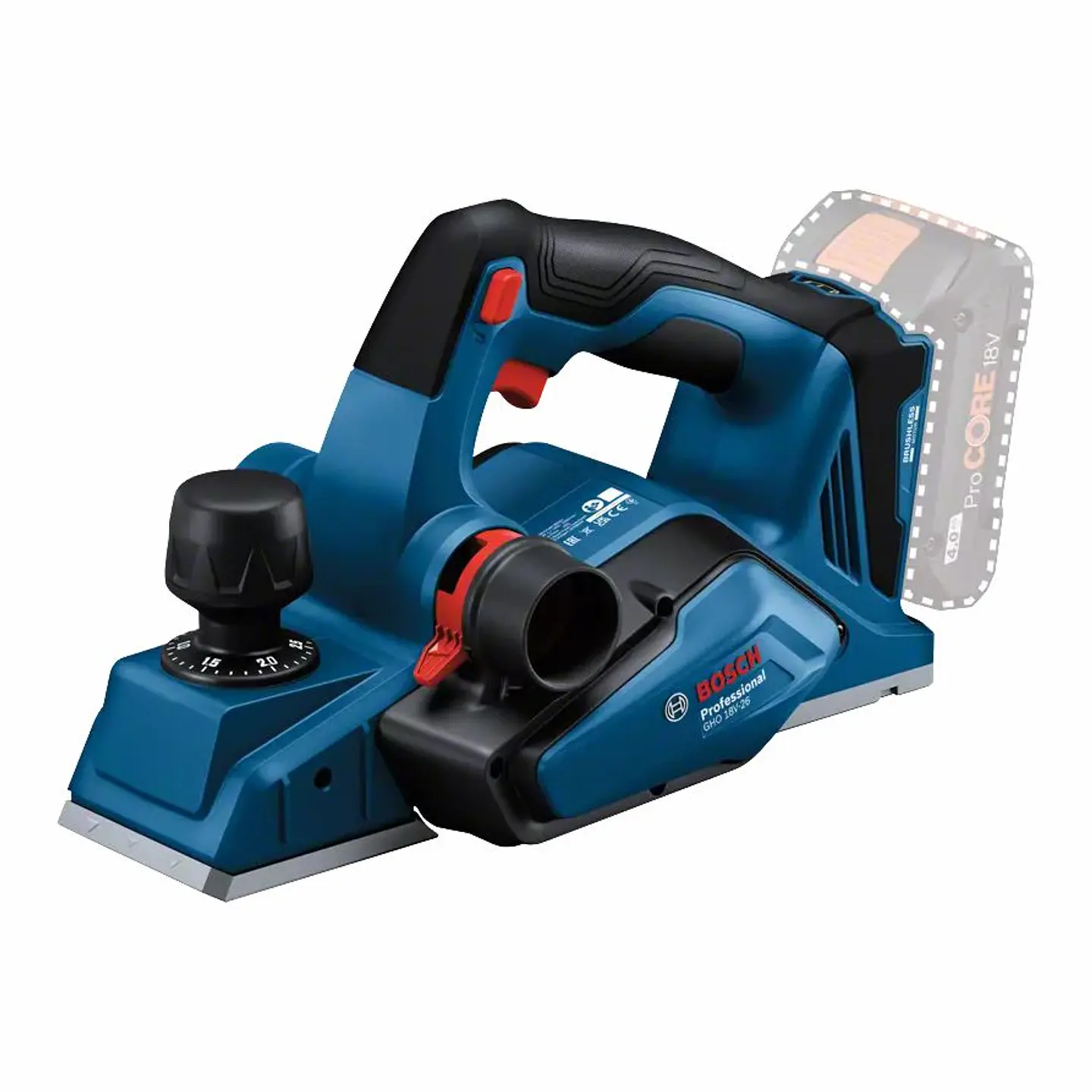 Plaina sem fio GHO 18V-26 BOSCH 1