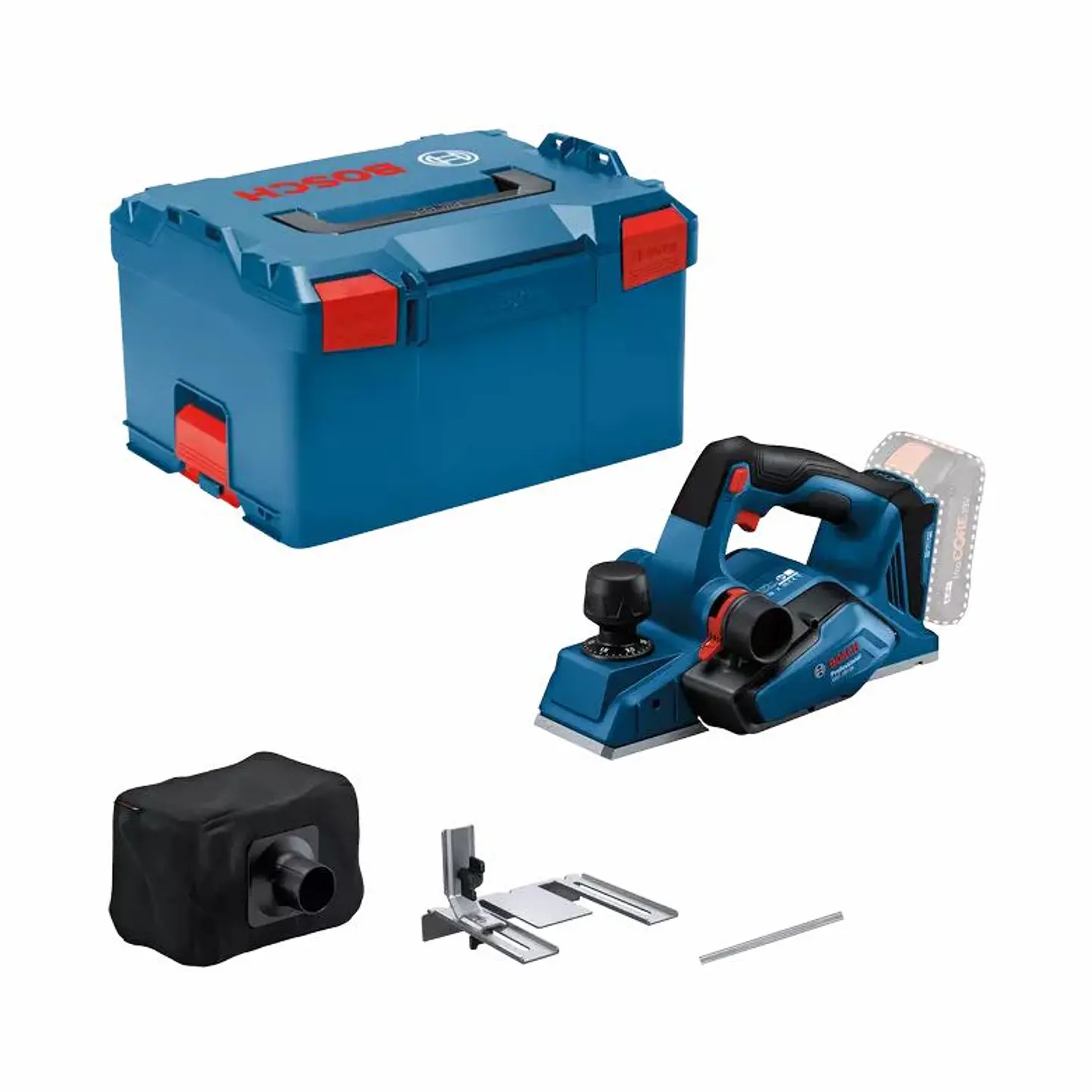 Plaina sem fio GHO 18V-26 + Mala L-BOXX 238 BOSCH 1