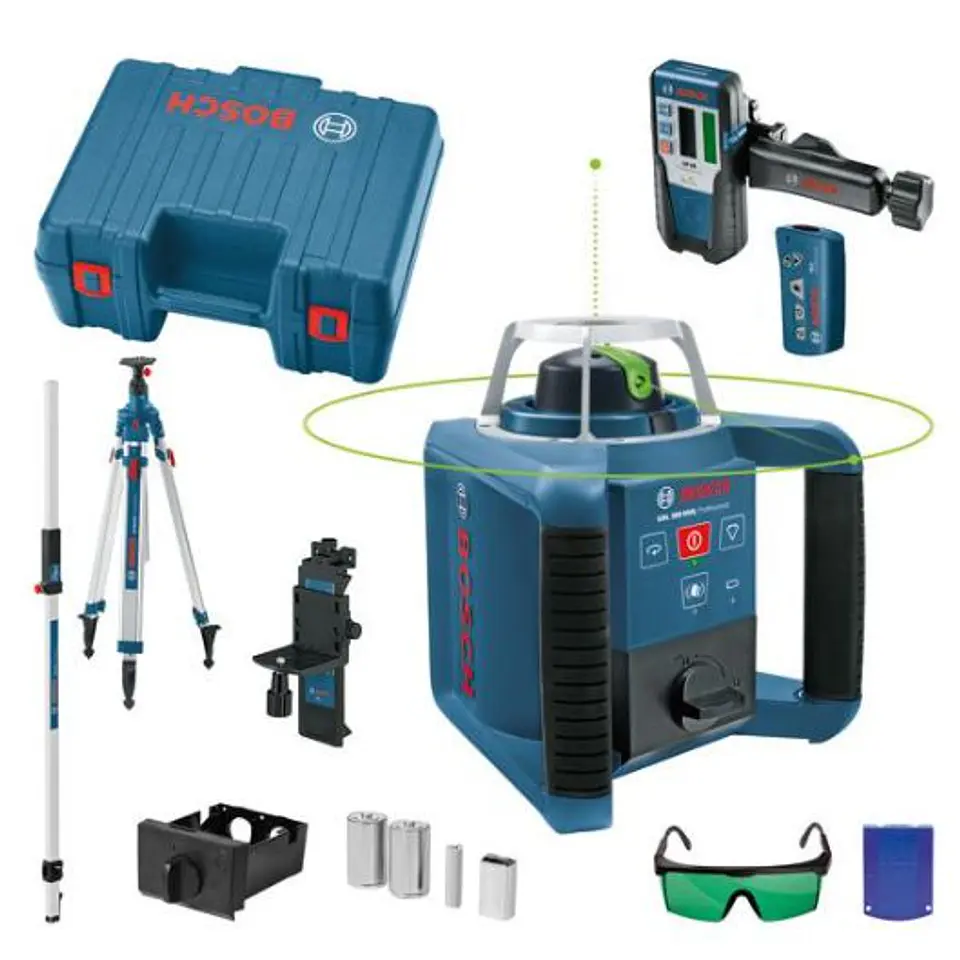 Laser de rotação de linhas verdes GRL 300 HVG SET COMPLETO BOSCH 1