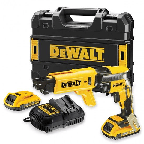 Aparafusadora de Pladur XR18V + 2 Baterias de 2,0 Ah DCF620D2K DEWALT