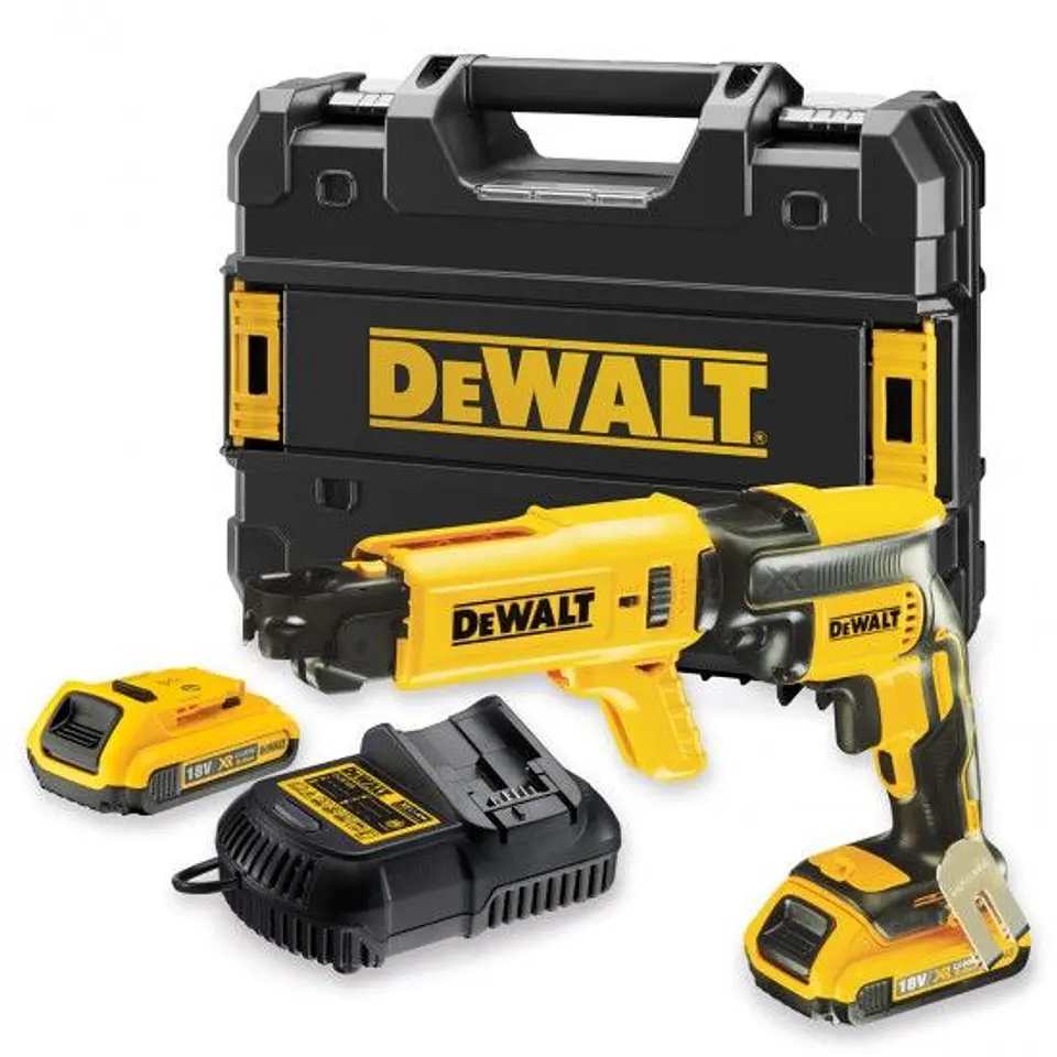 Aparafusadora de Pladur XR18V + 2 Baterias de 2,0 Ah DCF620D2K DEWALT 1