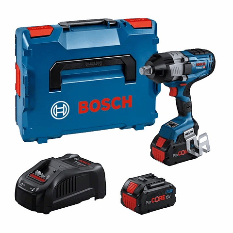 Aparafusadora de impacto BITURBO GDS 18V-1600 HC + 2 Baterias ProCORE18V 8.0Ah BOSCH