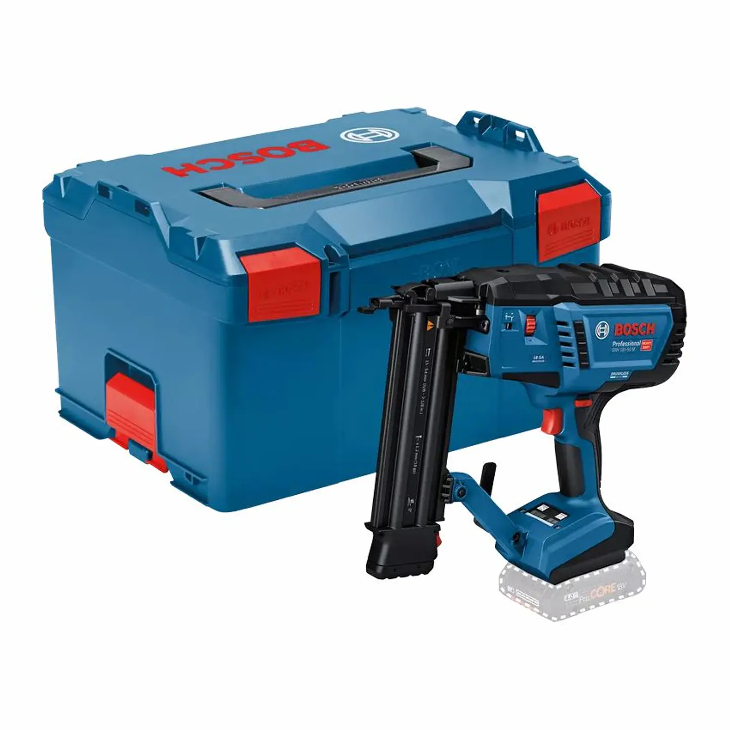 Pistola de pregos sem fio para madeira GNH 18V-50 M + Mala L-BOXX 238 BOSCH 1