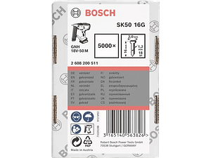 Prego Brad sem cabeça 1,2mm 18 G SK50 BOSCH