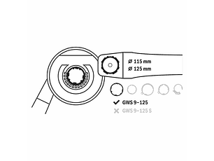 Resguardo para rebarbadora com extração de pó para lixar BOSCH