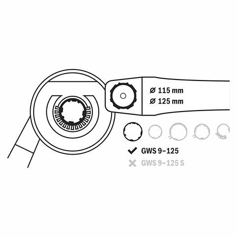 Resguardo para rebarbadora com extração de pó para lixar BOSCH
