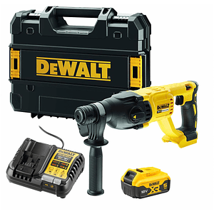 Martelo sem escovas XR 18V SDS-PLUS DCH133 + 1 Bateria XR 18V Li-Ion 5,0 Ah DEWALT