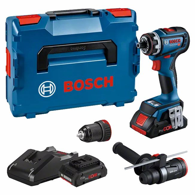 Aparafusadora/Berbequim sem fio FlexiClick GSR 18V-90 FC + 2 baterias ProCORE18V 4.0Ah BOSCH 1