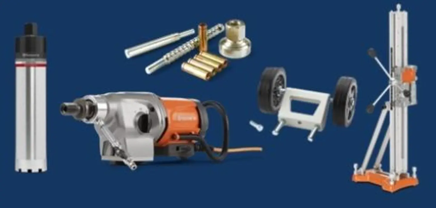 Caroteadora de Diamante DM 400 + Coluna DS 500 HUSQVARNA  4