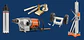 Caroteadora de Diamante DM 400 + Coluna DS 500 HUSQVARNA  - Thumbnail 4