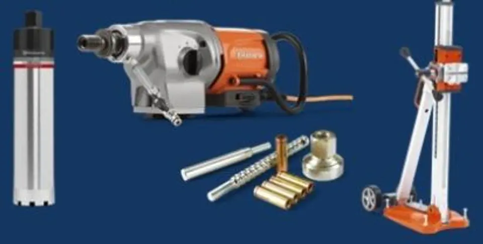 Caroteadora de Diamante DM 370 + Coluna DS 250 HUSQVARNA  4