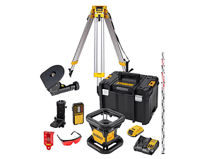 Nivel Laser Vermelho Rotativo Set Completo XR18V-2.0Ah DCK374D1R DEWALT
