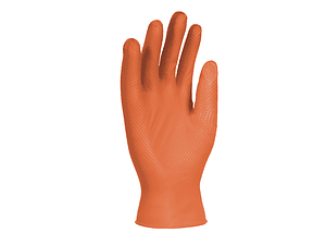 50 Un. Luvas de Nitrilo laranja Texturizadas sem pó Descartáveis 2550-T/XL-(10) UNIGRIP 3L INTERNACIONAL