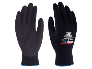 Luva de Nitrilo Esponjoso Antiderrapante Microflex S-1001 T/9 3L INTERNACIONAL