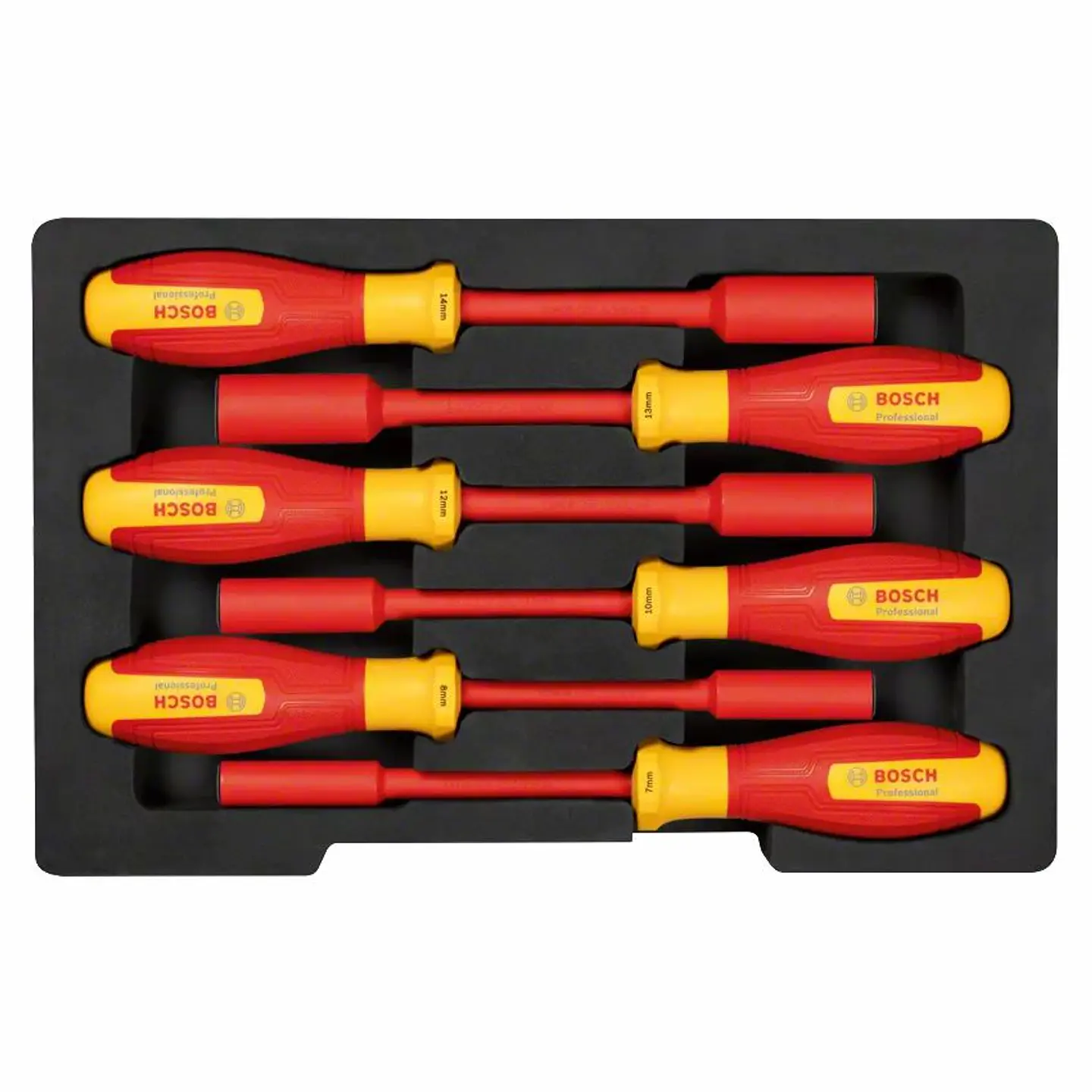 Conjunto de 6 chaves de caixa com punho VDE BOSCH 1