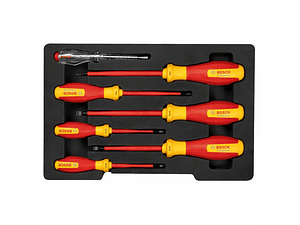 Conjunto de 7 chaves de fenda (SL) e cruz (PH) VDE BOSCH