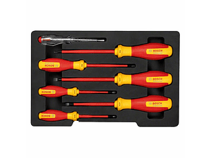 Conjunto de 7 chaves de fenda (SL) e cruz (PH) VDE BOSCH