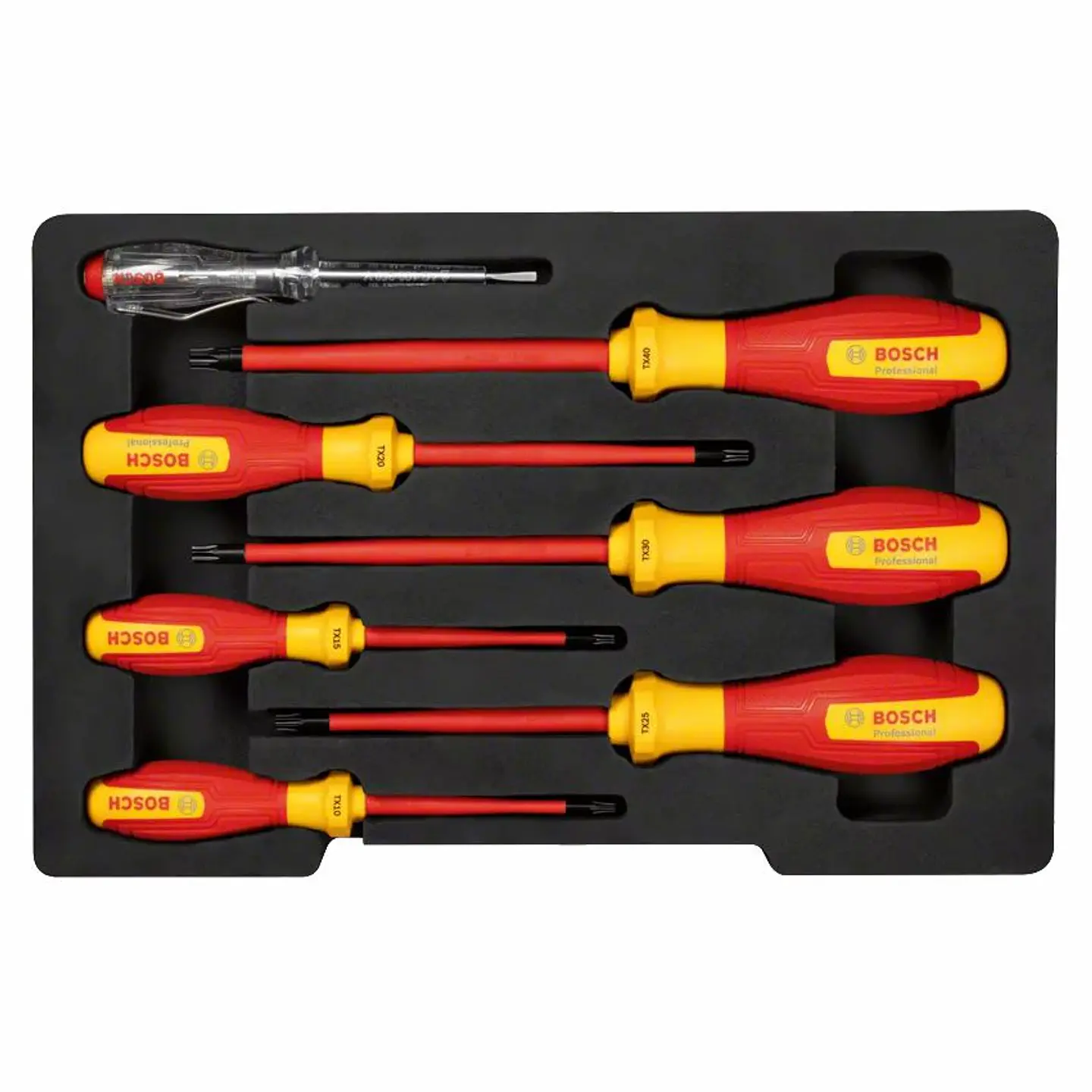 Conjunto de 7 chaves TORX (TX) VDE BOSCH 1