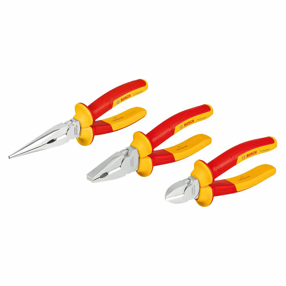 Conjunto de 3 Alicates VDE BOSCH 2