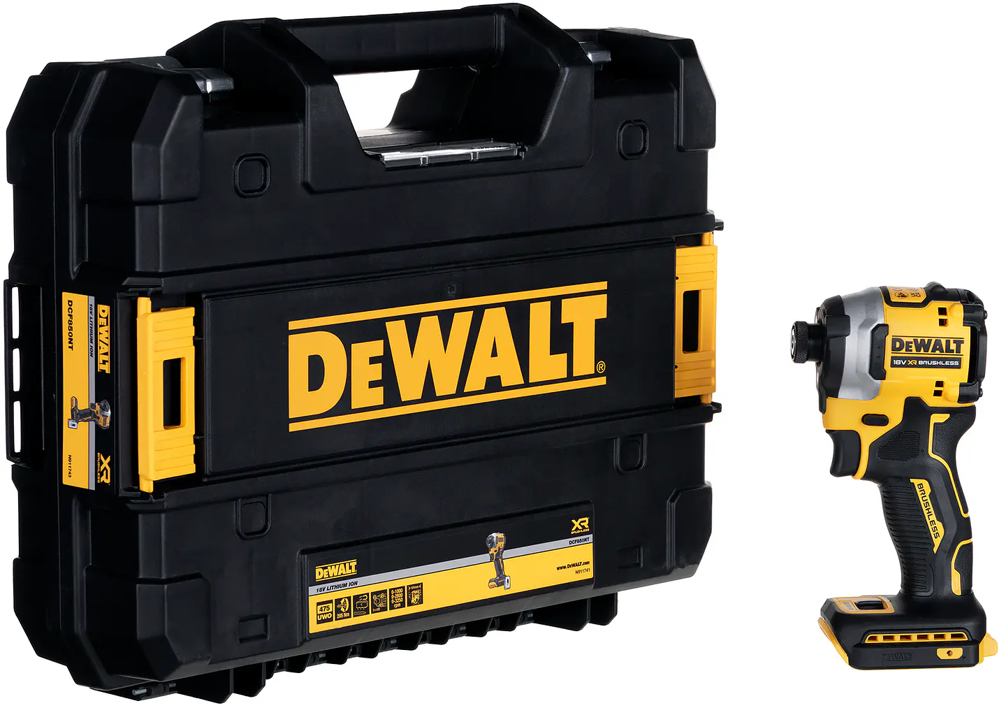 Aparafusadora de impacto sem escovas XR 18V DCF850NT DEWALT 1