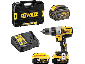 Berbequim com Percussão sem Fio XR18V XRP + 2 Bat XR18V 5,0 Ah + 1 FlexVolt XR54/18V 6,0 Ah DCD996TP2 DEWALT