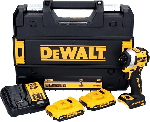 Aparafusadora de Impacto sem Escovas XR 18V 1/4" + 2 Baterias 2,0 Ah DCF850D2T DEWALT