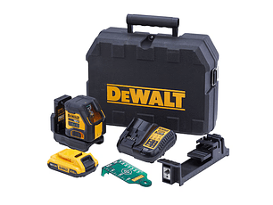 Nível Laser Autonivelante Verde com 2 linhas em Cruz XR 18V + Bateria 2.0 Ah DCLE34021D1 DEWALT