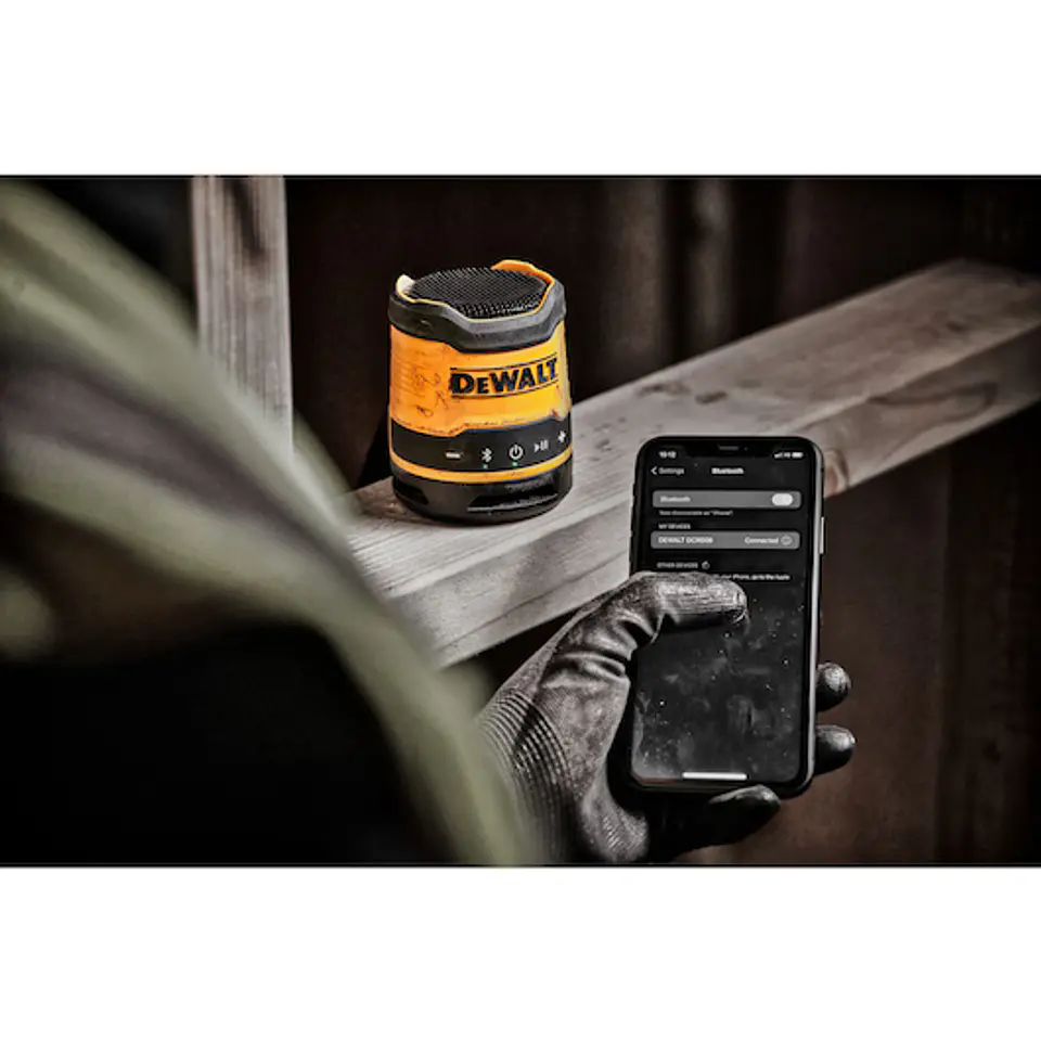 Altifalante/Coluna Bluetooth USB-C DCR009 DEWALT 6