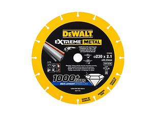 Disco de corte com borda de diamante Extreme Metal 180mm DEWALT 