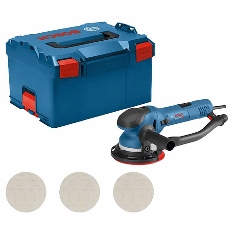 Lixadora excêntrica GET 75-150 + Mala L-BOXX BOSCH