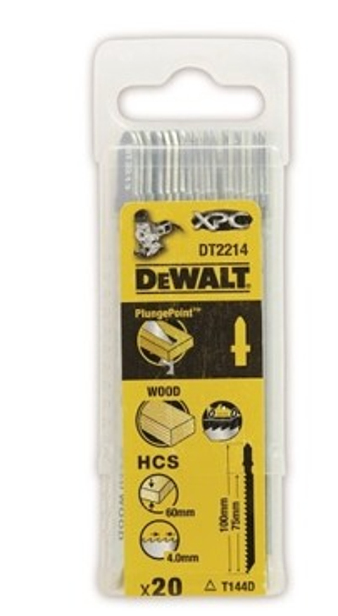 Lâmina de Serra Vertical (Tico-Tico) 100mm EXTREME DT2214 DEWALT (20 Uni)  