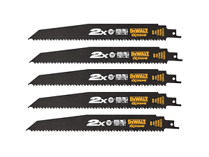 Lâminas de Serra Sabre 228mm Bi-Metal Extreme DT2307L DEWALT (5 Un)