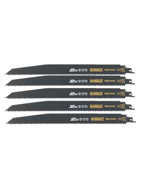 Lâminas de Serra Sabre 305mm Bi-Metal Extreme DT2314L DEWALT (5 Un) 