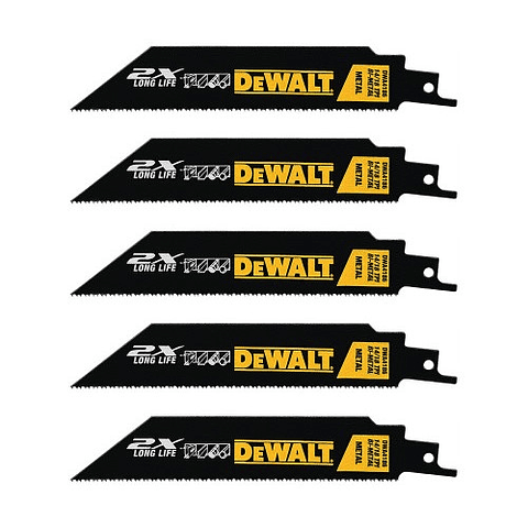 Lâminas de Serra Sabre 152mm Bi-Metal Extreme DT2407L DEWALT (5 Un)