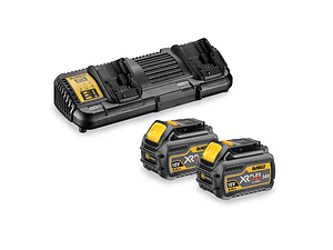 Kit de 2 Baterias FlexVolt XR54/18V 6,0 Ah + Carregador Duplo DCB132T2 DEWALT