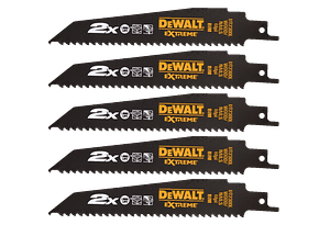 Lâminas de Serra Sabre 152mm Bi-Metal Extreme DT2300L DEWALT (5 Un)