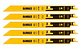 Lâminas de Serra Sabre 2em1 230mm Bi-Metal BreakAway DT2416 DEWALT (5 Un) - vignette 1