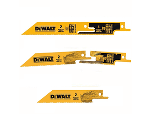 Lâminas de Serra Sabre 2em1 152mm Bi-Metal BreakAway DT2417 DEWALT (5 Un) 