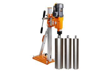 Caroteadora de Diamante GBM25 + Coluna SD250 + 3 Brocas GÖLZ  (EXCLUSIVO ONLINE)