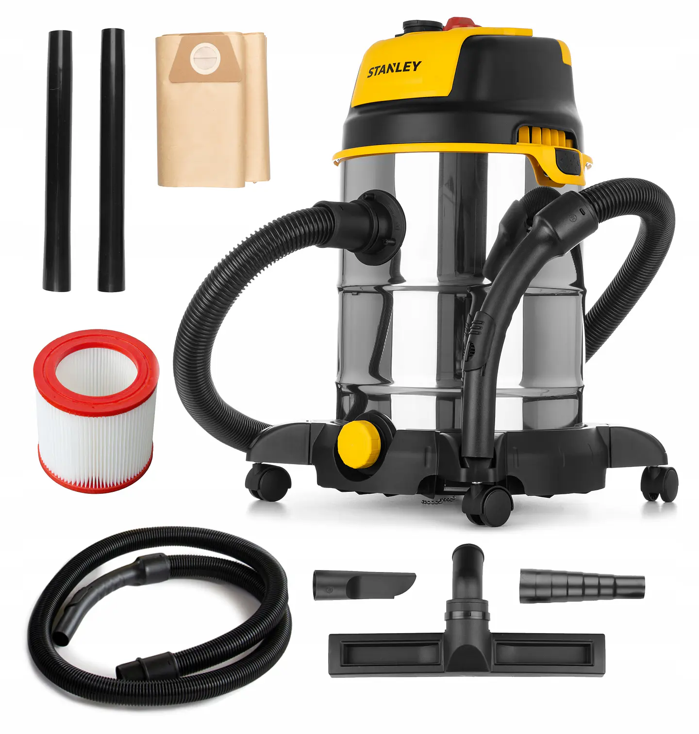 Aspirador de sólidos e liquidos 30L 1600W SXVC30XTDE STANLEY 1